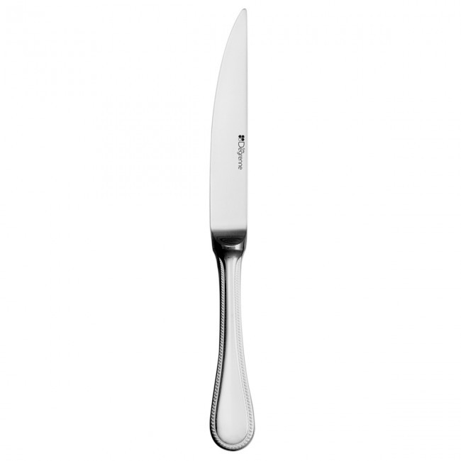 Couteau à steak monocoque manche orfèvre lame scie inox 18/10 - Lot de 6 - Milady - Guy Degrenne