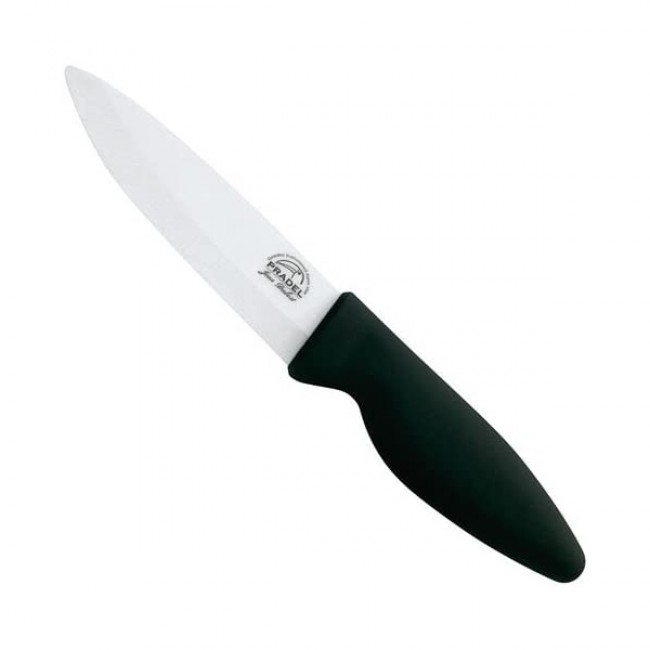 Couteau de cuisine lame céramique 15cm manche soft noir - Laguiole - Jean Dubost