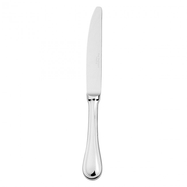 Couteau de table manche orfèvre lame scie inox 18/10 3,5mm miroir - Verlaine - Guy Degrenne