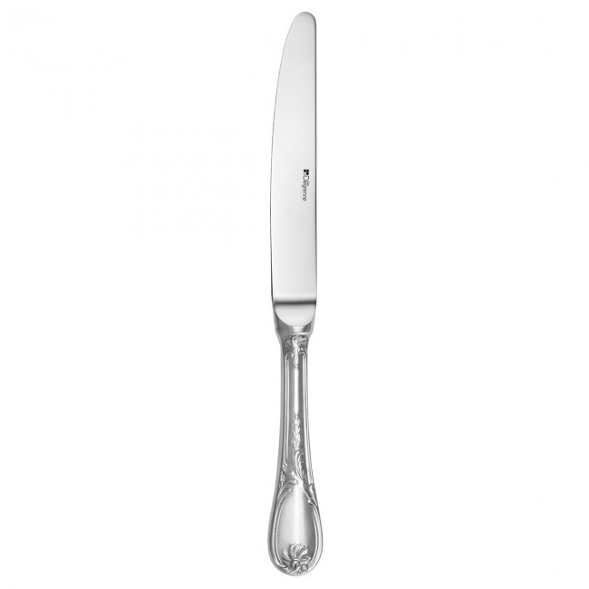 Couteau de table monocoque manche orfèvre lame scie inox 18/10 - Lot de 6 - Marquise - Guy Degrenne