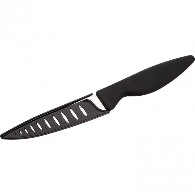 Couteau d'office lame céramique 9cm manche soft noir - Laguiole