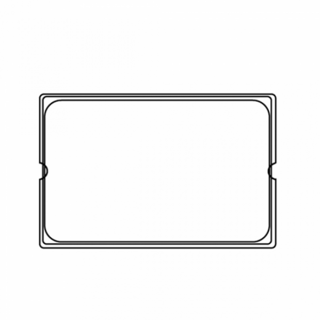 Couvercle GN 1/1 en inox pour référence 181.63/64/65 53X32,5X3,7 cm - Gastronorme - AZ Boutique
