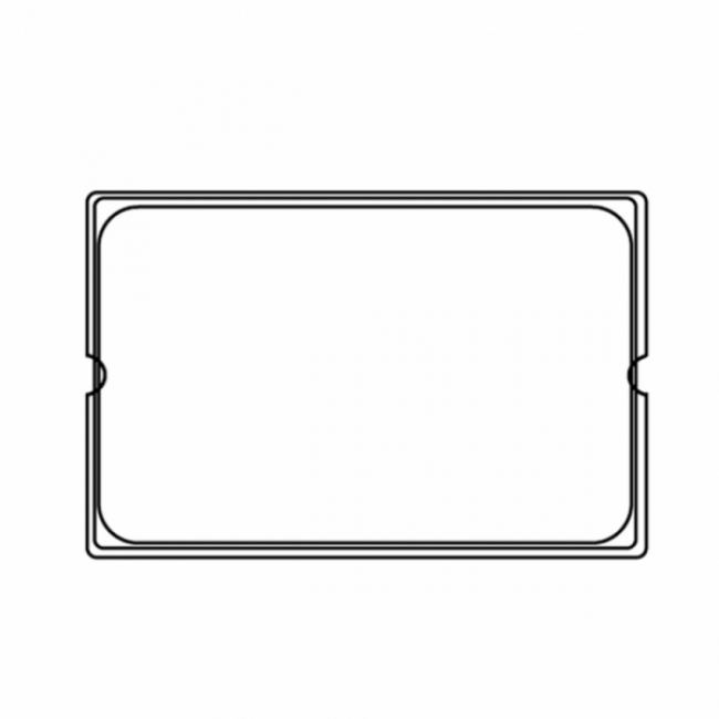 Couvercle GN 1/1 en polycarbonate pour référence 202.01/02/03 - 113.41 53X32,5cm - Gastronorme - AZ Boutique