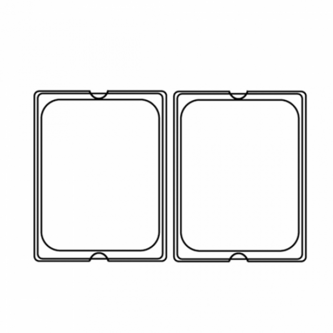 Couvercle GN 1/2 en polycarbonate pour référence 202.06/07 - 113.42 32,5X26,5cm - Gastronorme - AZ Boutique