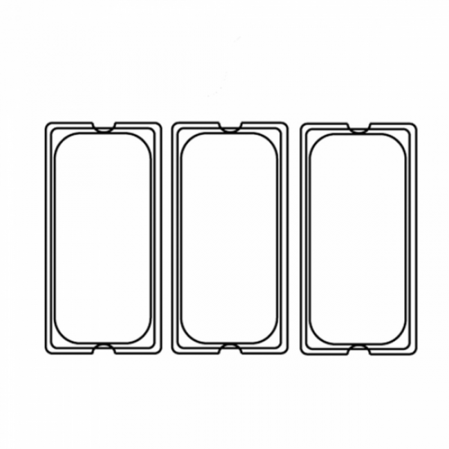 Couvercle GN 1/3 en inox pour référence 181,70/71 32,5X18cm - Gastronorme - AZ Boutique