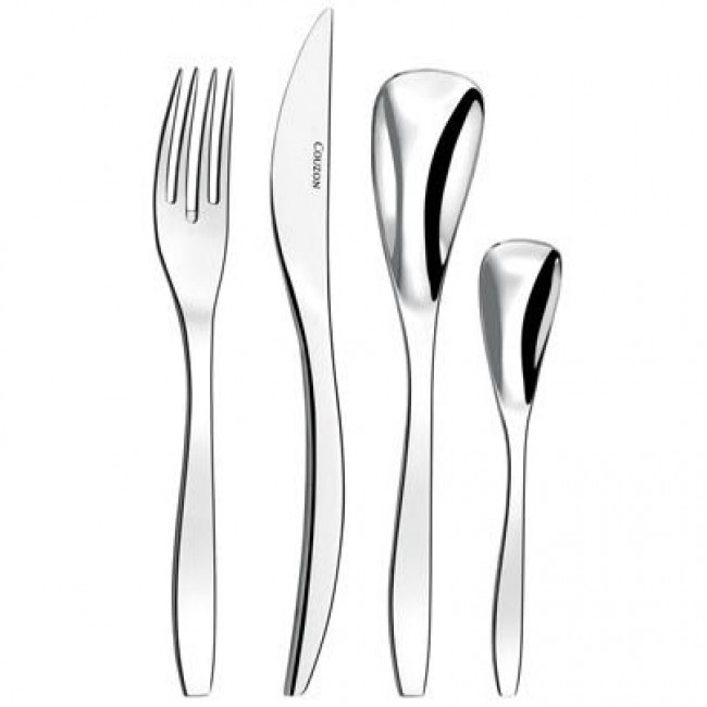 Fourchette à dessert en inox 18/10 4mm - Lot de 6 - A Fleur de Peau - Couzon