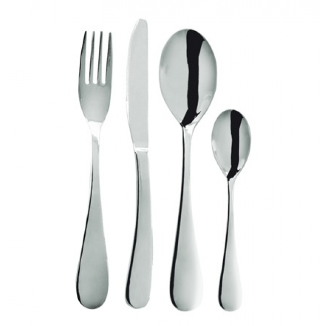 Cuillère de table inox 18/0 3mm finition miroir  - Lot de 6 - Felix - Isabelle