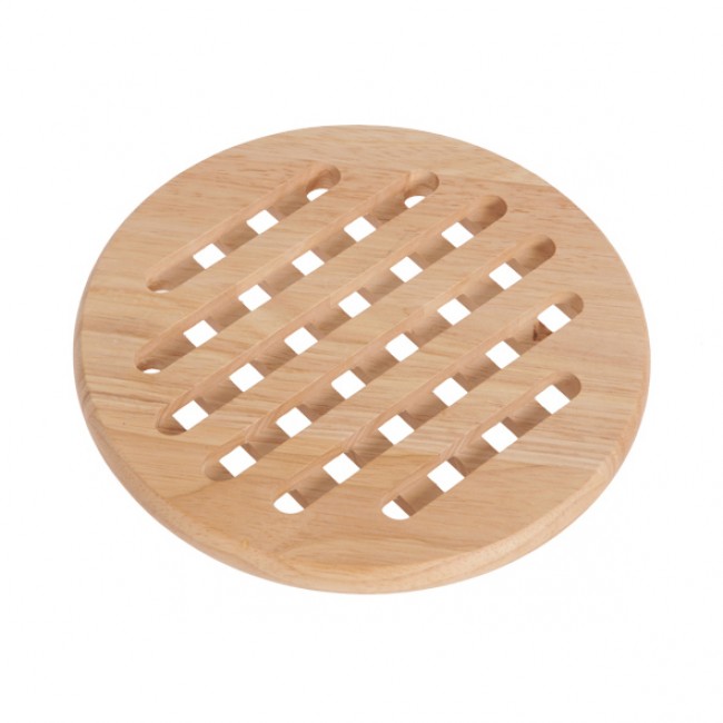 Dessous de plat rond en bois 19,5cm x 1,5cm - Bois - Cosy & Trendy