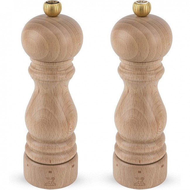 Duo moulins à sel et à poivre hêtre u'Select 18cm naturel - Paris Classic - Peugeot
