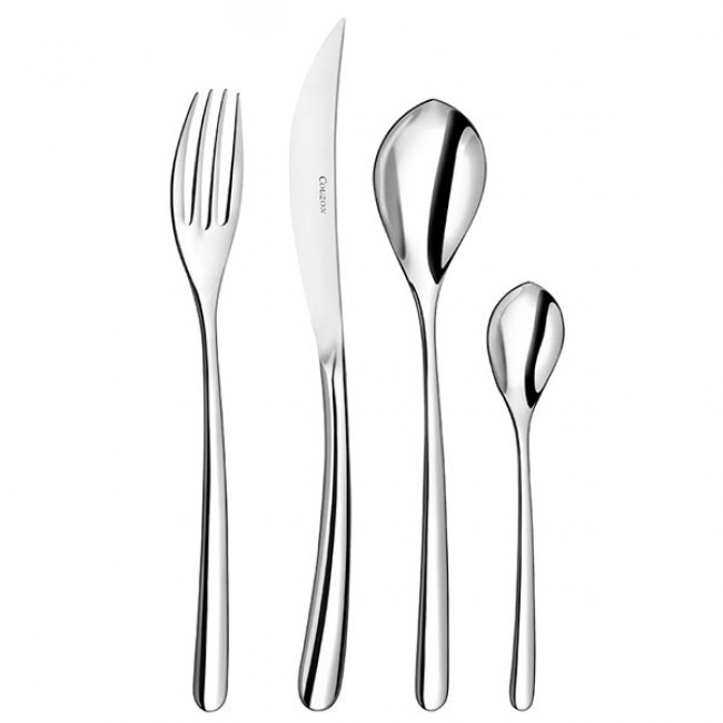 Fourchette à dessert en inox 18/10 3mm - Lot de 6 - Elixir - Couzon