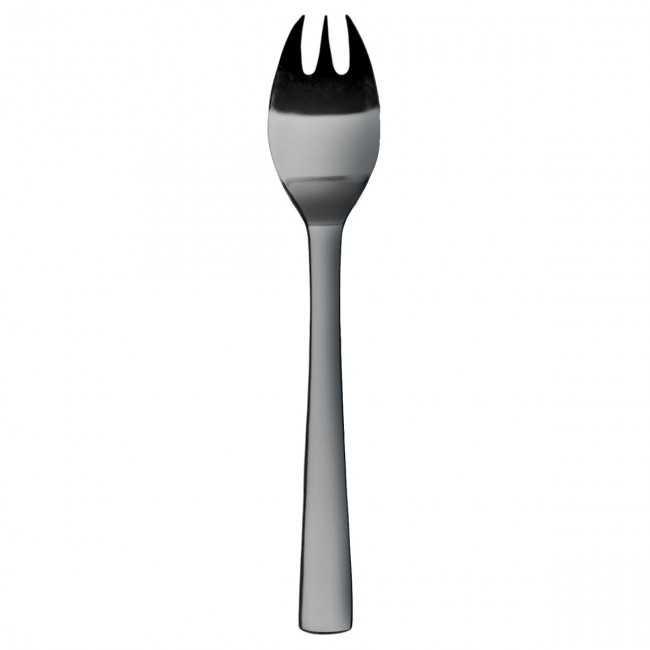 Fourchette à huîtres inox noir 18/10 - Lot de 6 - XY Black Miroir - Guy Degrenne