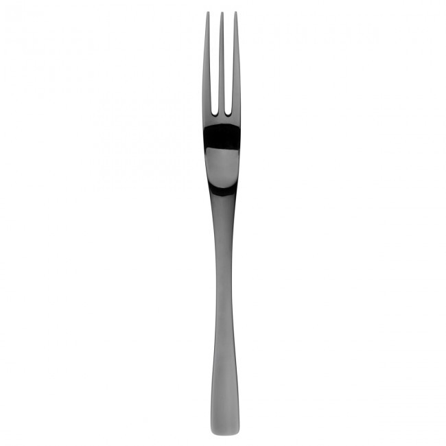 Fourchette gourmet inox noir 18/10 - Lot de 6 - XY Black Miroir - Guy Degrenne