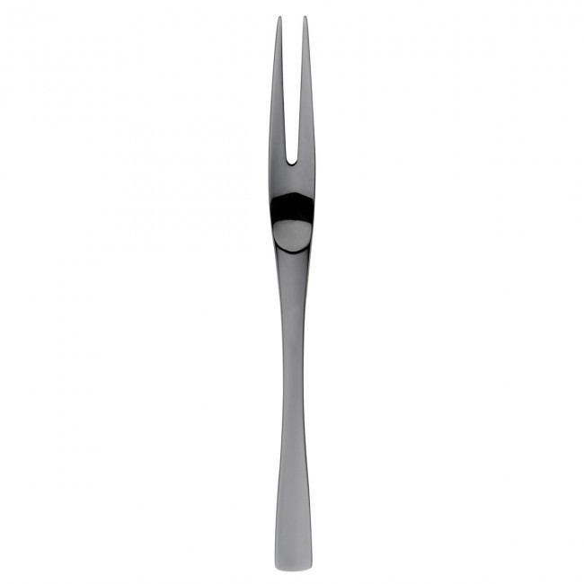 Fourchette mise en bouche inox noir 18/10 - Lot de 6 - XY Black Miroir - Guy Degrenne