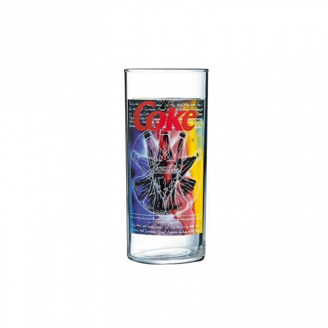 Verre Coca Cola brazil art 27cl - Gobelet forme haute - Set of 6  - Coca Cola - Luminarc