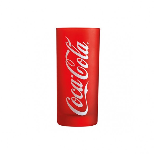  Verre Coca Cola rouge frozen 27cl - Gobelet forme haute - lot de 6 - Coca Cola - Luminarc