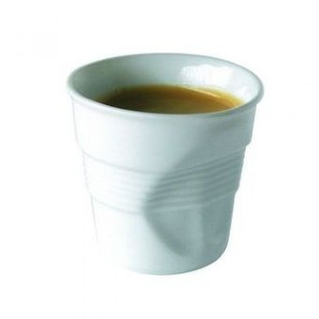 Expresso 8 cl blanc - Revol - Gobelets froissés