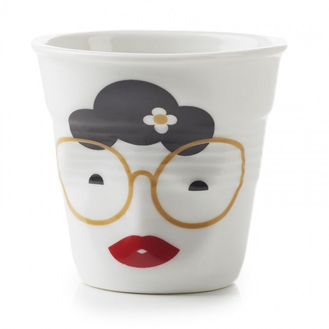 Lot de 5 Gobelets Tasses Froissées Céramique Revol France