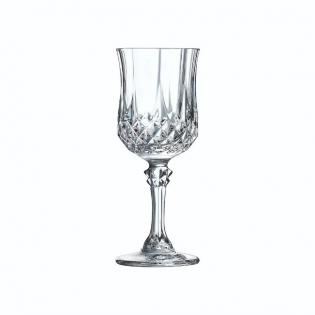 Verre à liqueur à pied 6 cl en cristallin - Longchamp - Eclat Cristal d'Arques