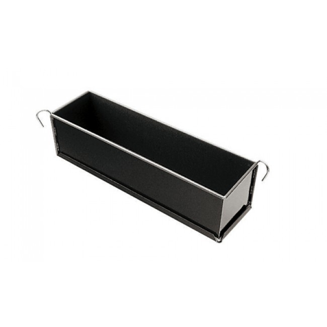 Moule pâté long fond démontable 30 x 8cm anti-adhérent