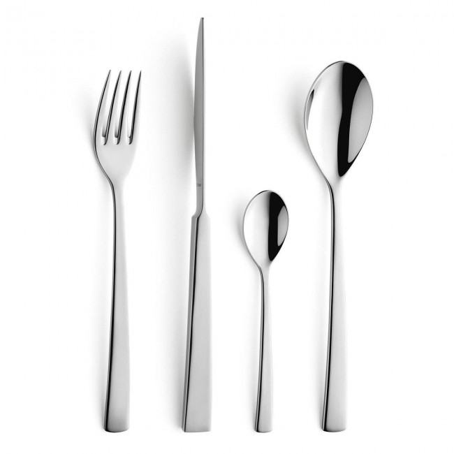 Ménagère 120 pièces Standing inox 18/10 3,5mm finition miroir - Aurora - Amefa