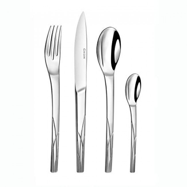 Soupière Jean Couzon en inox 18/10 avec plat