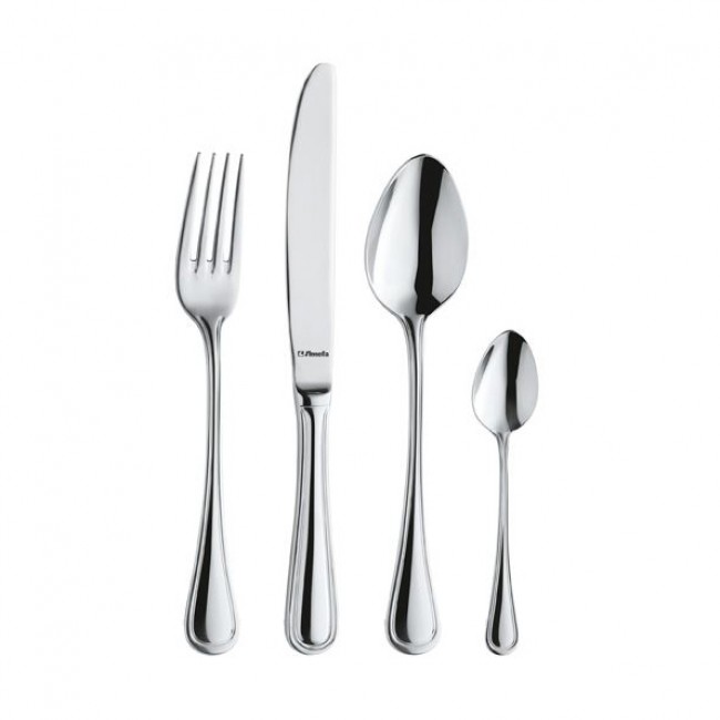 Ménagère 96 pièces en inox 18/0 de 3mm finition miroir - Rossini - Amefa