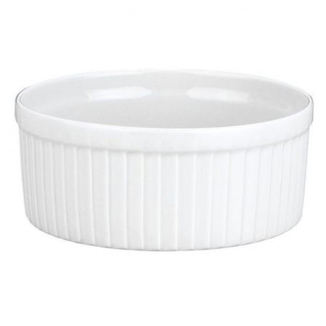 Moule à soufflé blanc 125cl en porcelaine 19,1cm - Pillivuyt