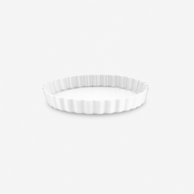 Moule à tarte rond blanc 11,5cm en porcelaine - Pillivuyt