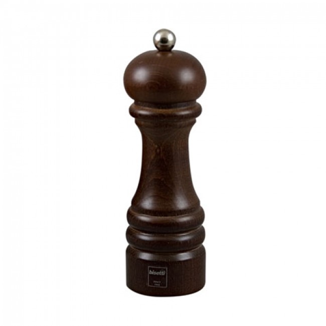 Moulin à poivre 16,5cm en bois noyer - Bologna - Bisetti