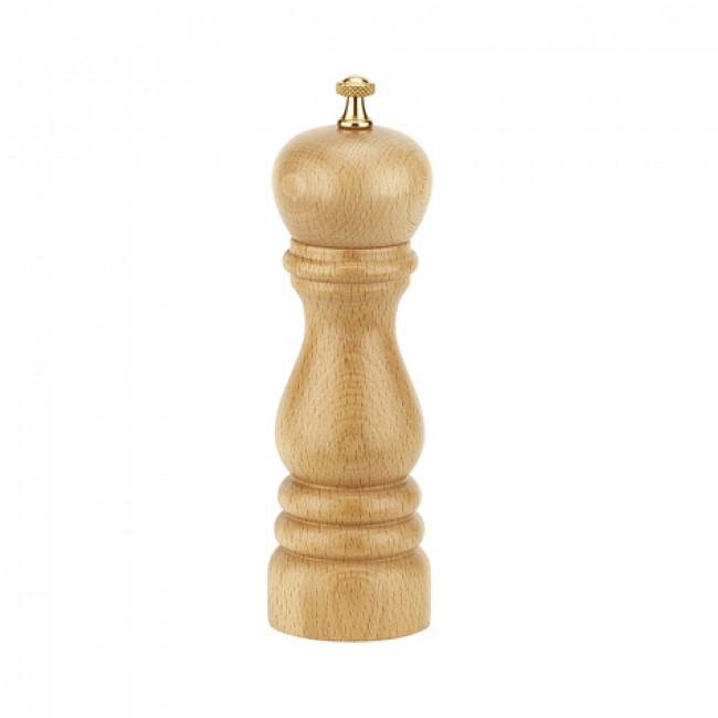 Moulin à poivre 19cm en bois naturel - Roma - Bisetti
