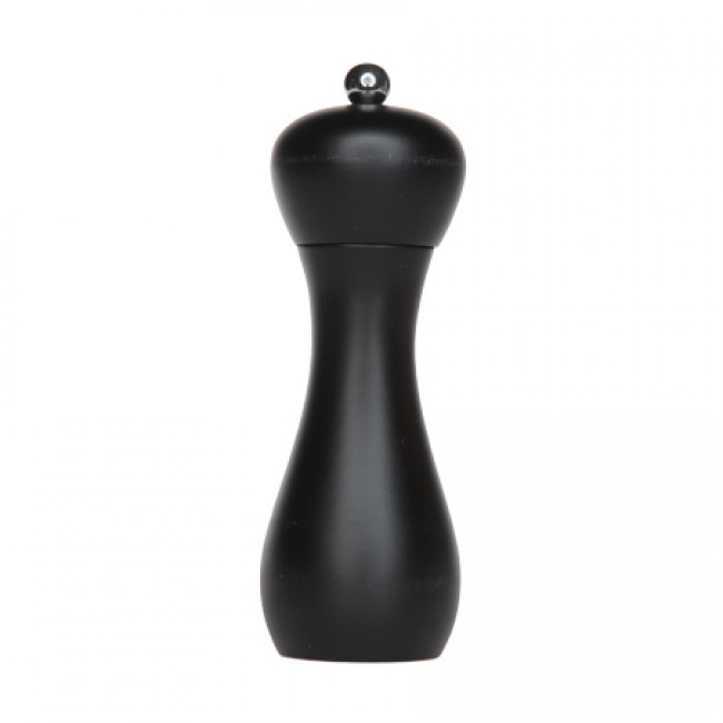 Moulin à sel 18cm en plastique noir - Rimini - Bisetti