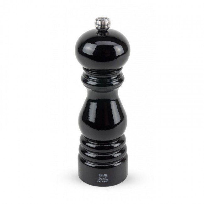 Moulin à poivre hêtre 18cm noir laqué - Paris Classic - Peugeot
