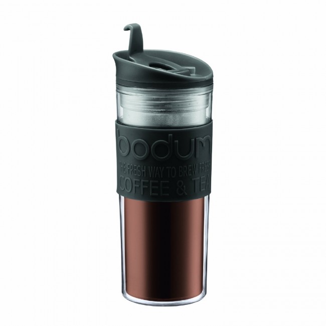 Mug de voyage en plastique 45cl noir - Travel Mug - Bodum