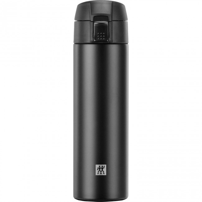 Mug isotherme 450ml acier inoxydable double paroi noir mat - Thermo - Zwilling