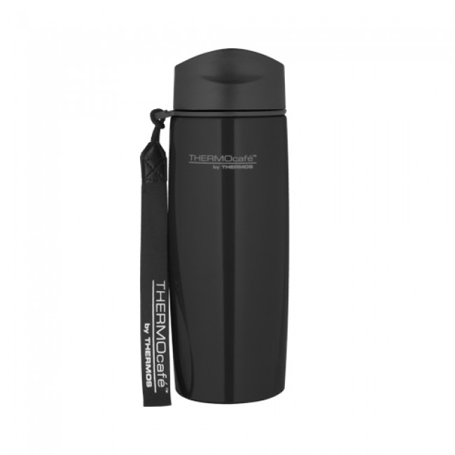 Mug tumbler isotherme 35cl noir avec dragonne - Urban - Thermos
