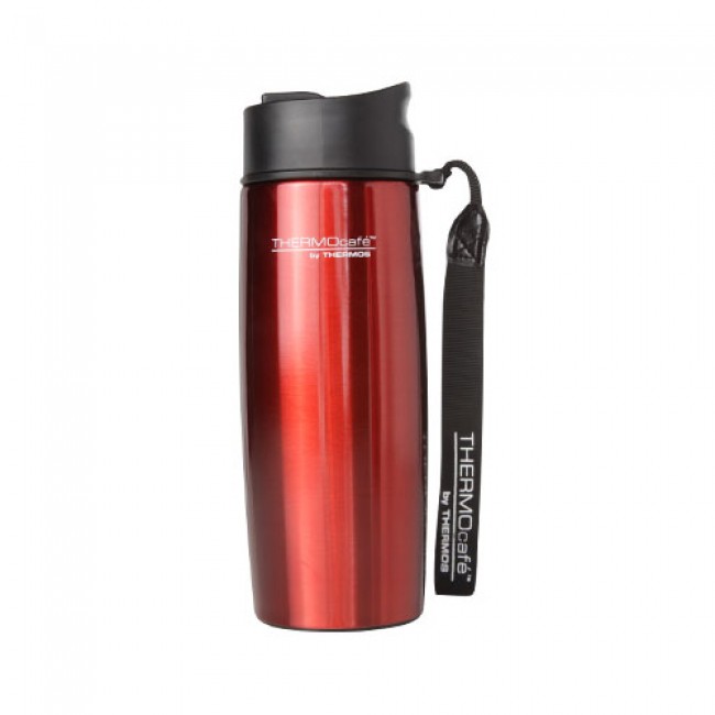 Mug tumbler isotherme 35cl rouge avec dragonne - Urban - Thermos