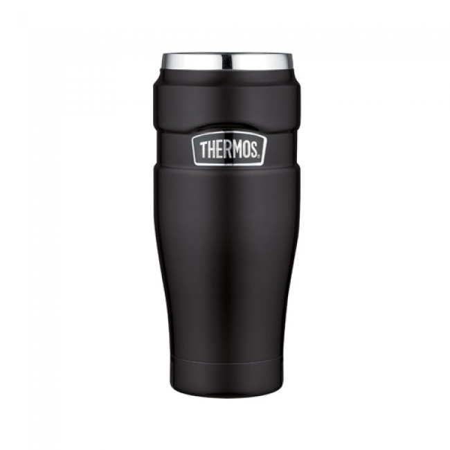 Mug tumbler isotherme sans poignée 47cl noir mat - King - Thermos
