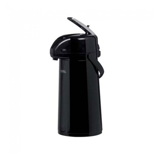 Pichet à pompe avec levier 1.3L noir - Pomp - Thermos