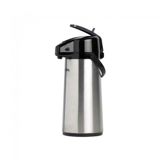 Pichet à pompe avec levier inox 2.2L - Pomp - Thermos