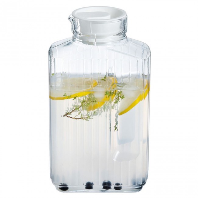 Pichet verre couvercle - Broc 2L - Quadro - Arcoroc