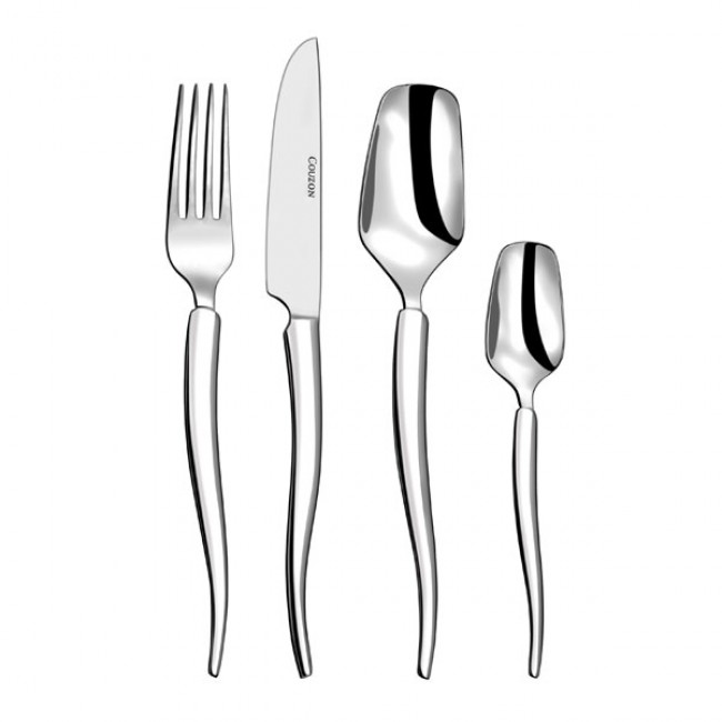 Ménagère 96 pièces en inox 18/10 3mm - Pili Pili - Couzon