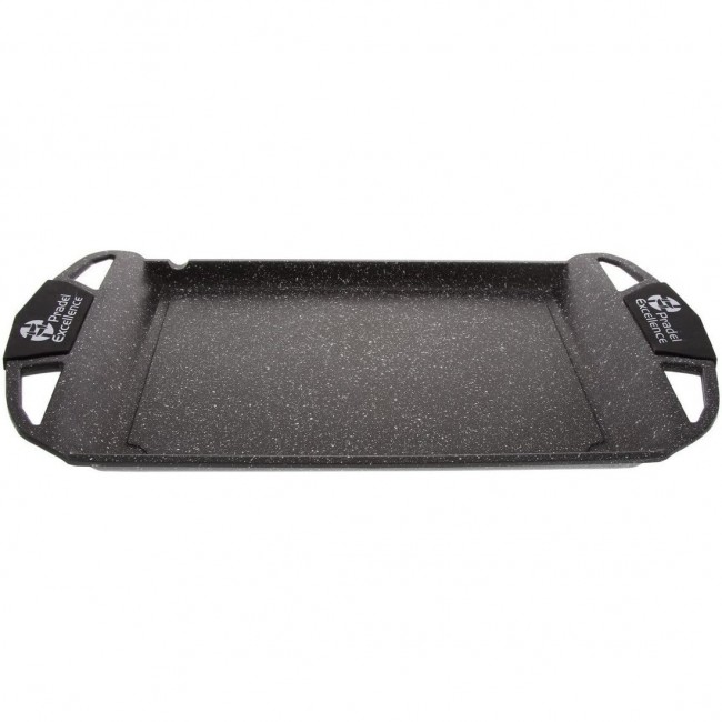 Plancha "façon pierre" fonte d'aluminium 48 x 28cm - Premium - Pradel Excellence