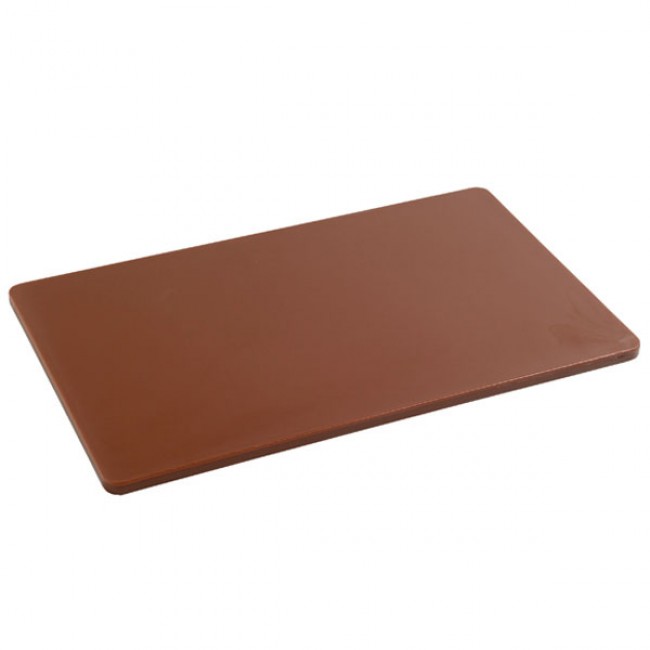 Planche à découper GN 1/1 marron 53x32x1,5cm viande cuite en polyéthylène - Planche à découper - Cosy & Trendy