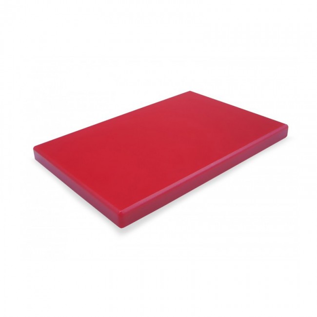 Planche à découper rouge 53x32,5x2cm en polyéthylène - Lacor