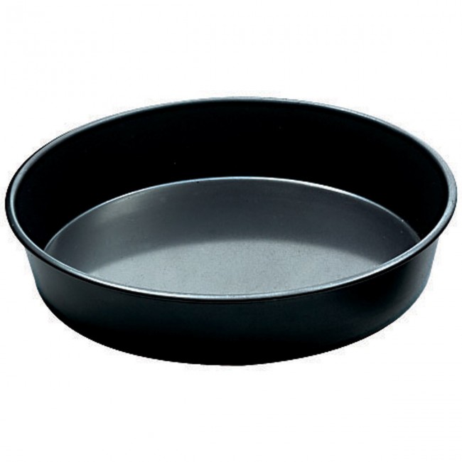 Plat à pizza 60cm fer bleu bords droits - Pizza - Paderno