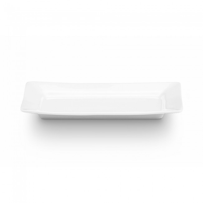Plateau rectangulaire blanc 39 x 14,5cm en porcelaine - Quartet - Pillivuyt