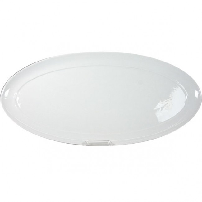Plat traiteur ovale blanc 40.8x20cm - Resto - Cosy & Trendy