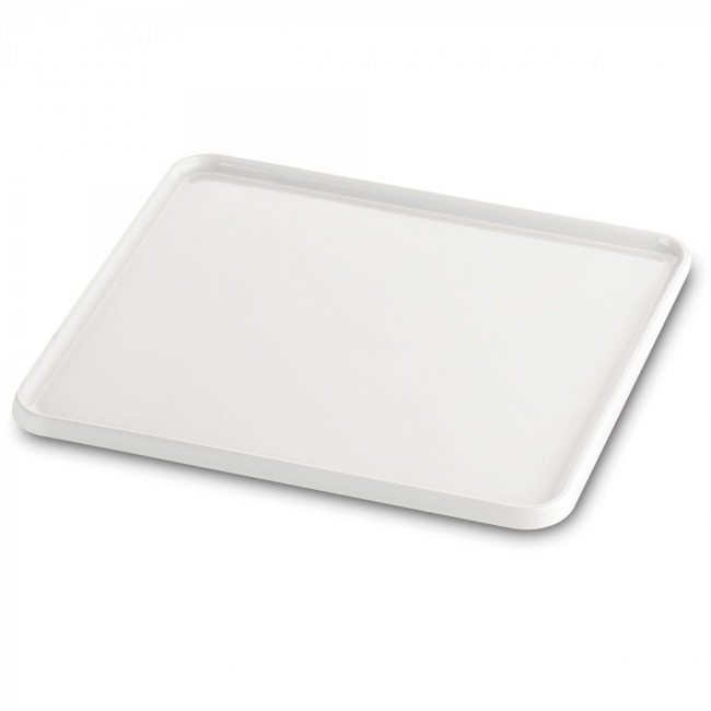 Plateau rectangulaire GN 1/2 32.5X26.5cm blanc en porcelaine - Evento - Guy Degrenne
