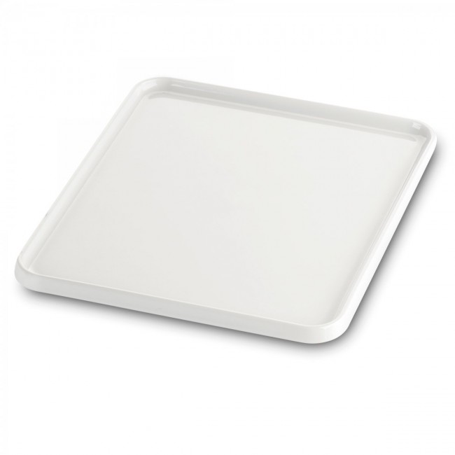 Plateau rectangulaire GN 2/3 32.5X35.4cm blanc en porcelaine - Evento - Guy Degrenne