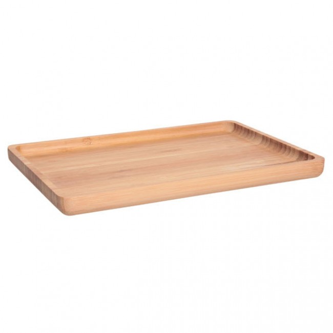 Plateau de service rectangulaire en bambou 21,5 x 15 x 1,6 cm - senegal - cosy & trendy